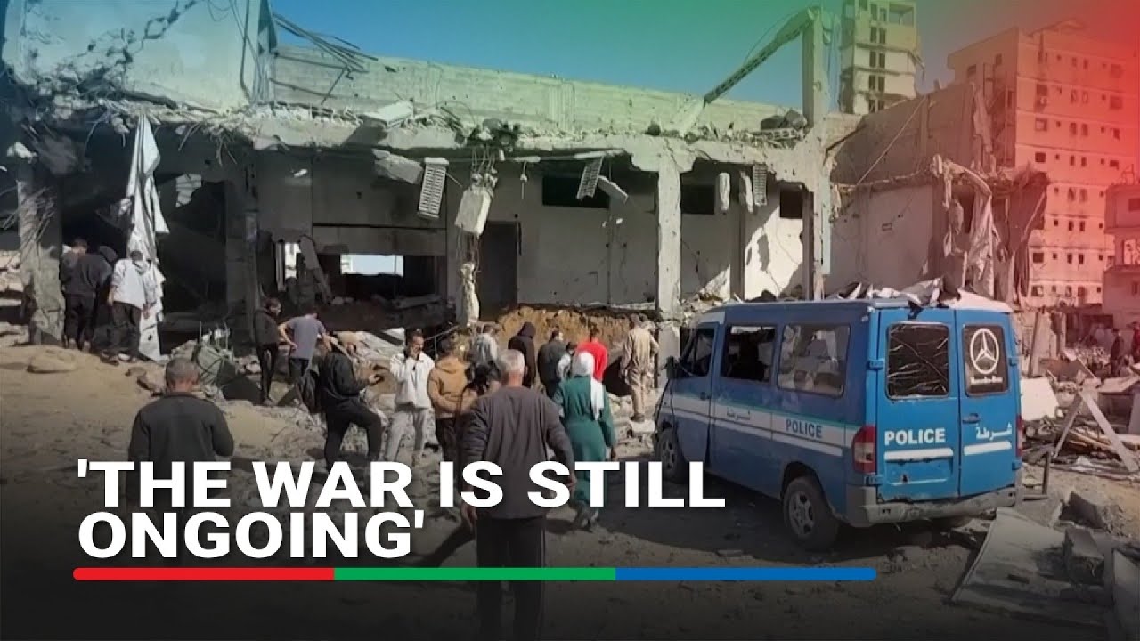 Medics rush to scene after Israeli strike hits Gaza police station | ABS-CBN News