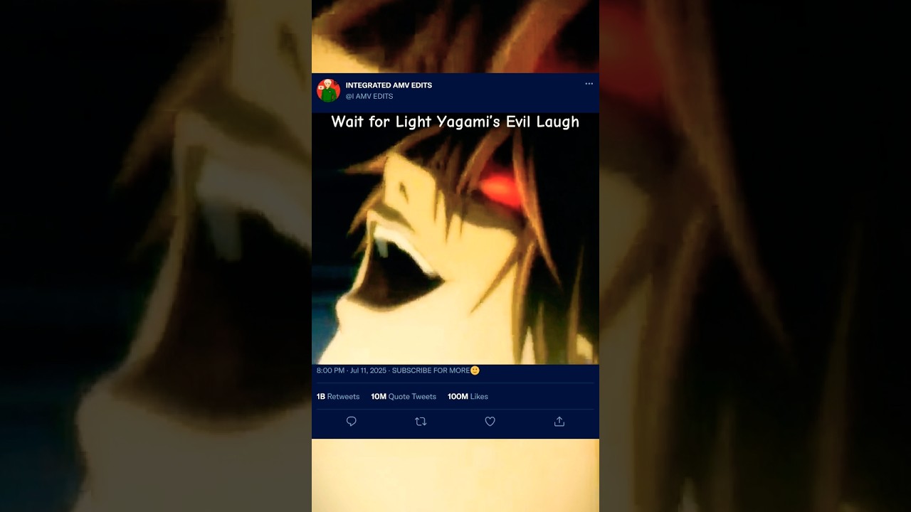 Light Yagami&rsquo;s Evil Laugh &ndash; Everyone Is Terrified #lightyagami #deathnote #anime