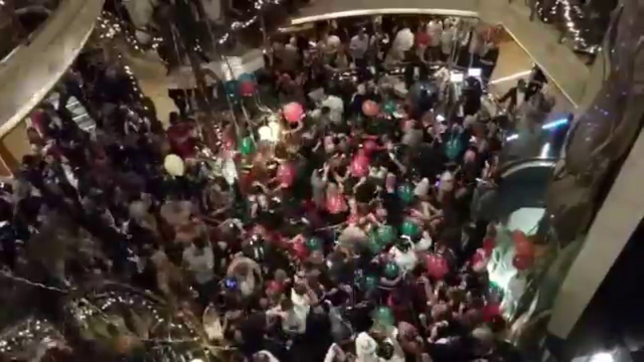 3 of 3. 2015 New Year's Eve countdown to 2016 on the Island Princess  - The balloon drop.