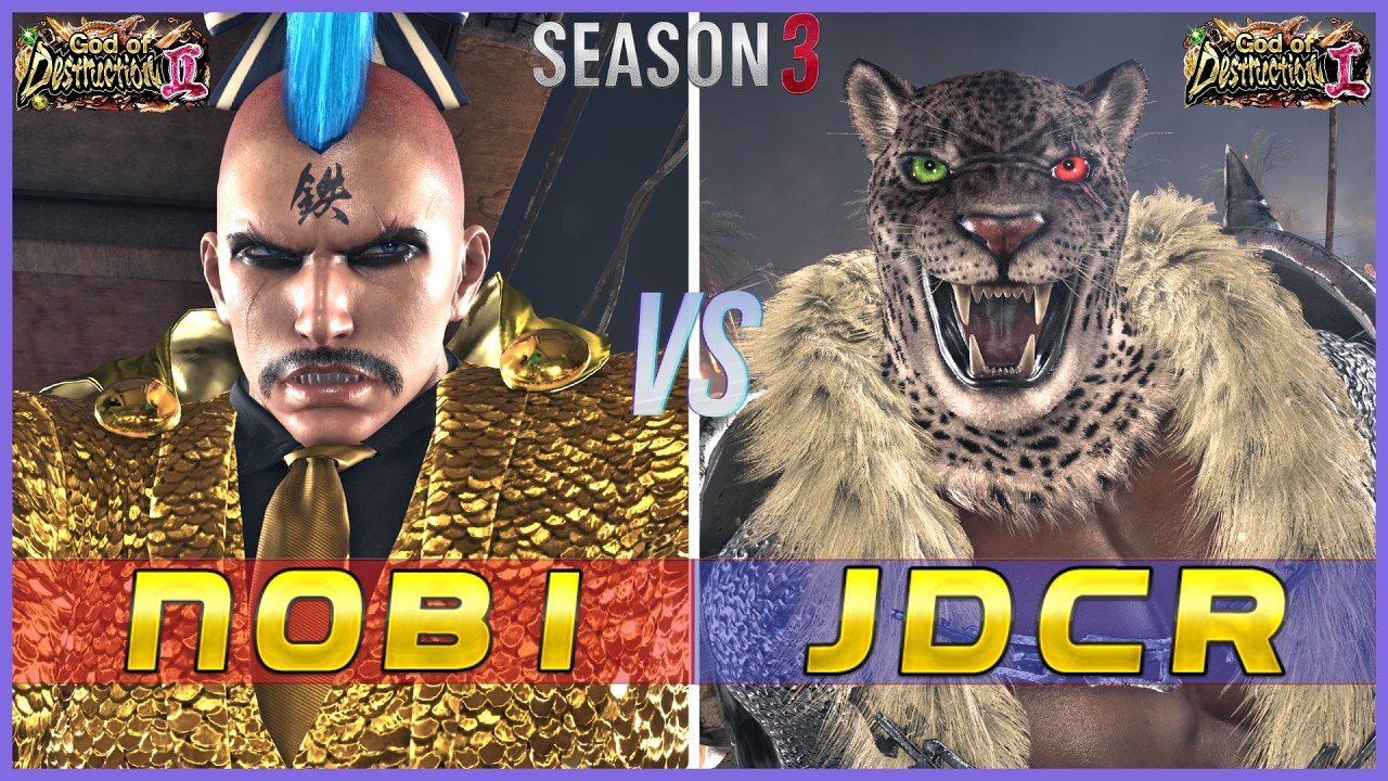 T8 S3 ▰ NOBI (ラース) vs JDCR (アーマーキング) ▰ 鉄拳8 ハイレベルゲームプレイ