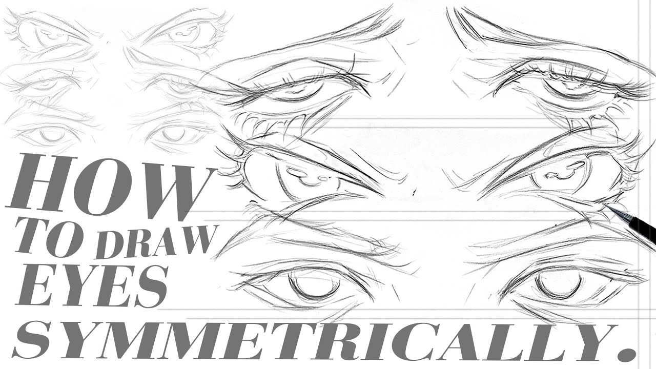 👀 SYMMETRICAL EYES TUTORIAL 👀