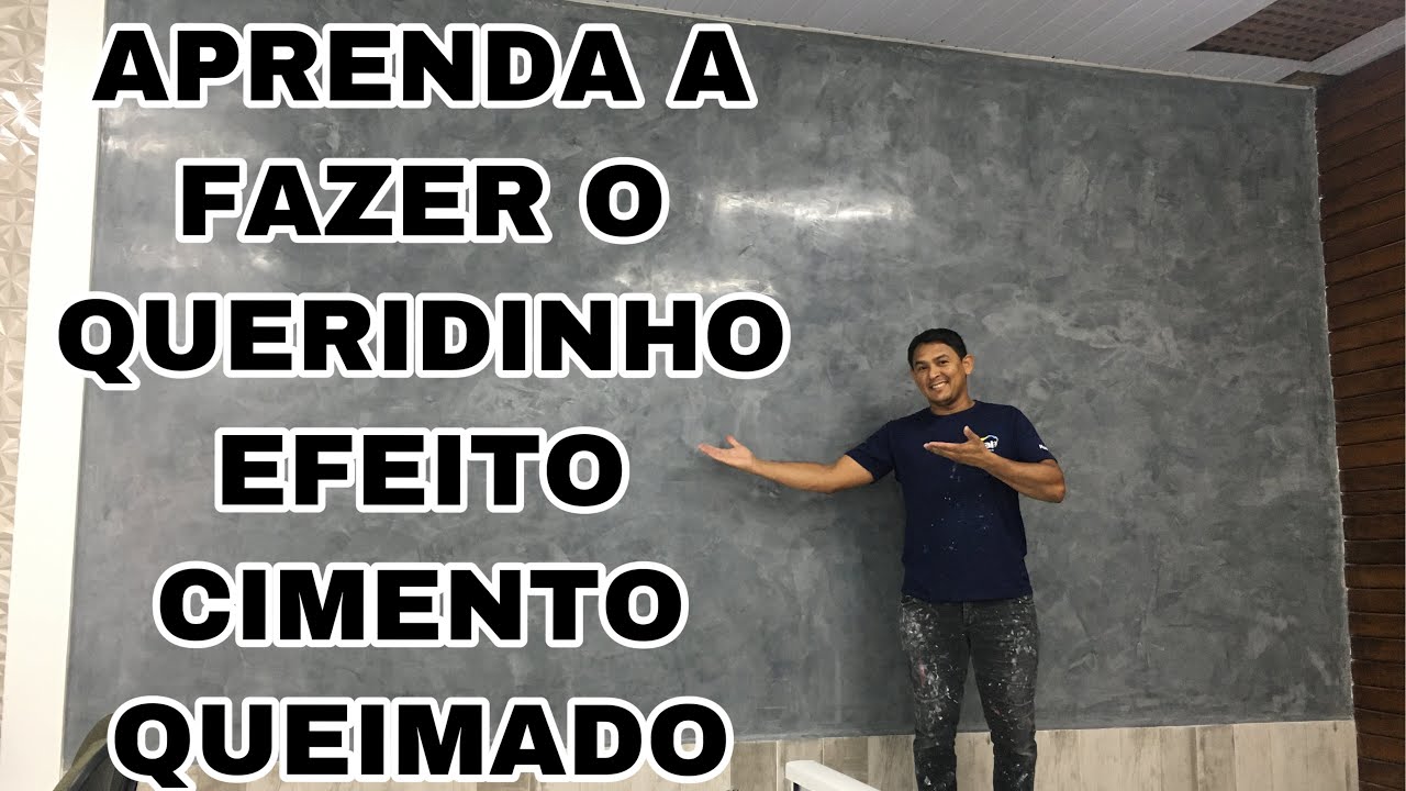COMO FAZER EFEITO CIMENTO QUEIMADO PROFISSIONAL: PASSO A PASSO #efeitocimentoqueimado #marmorato