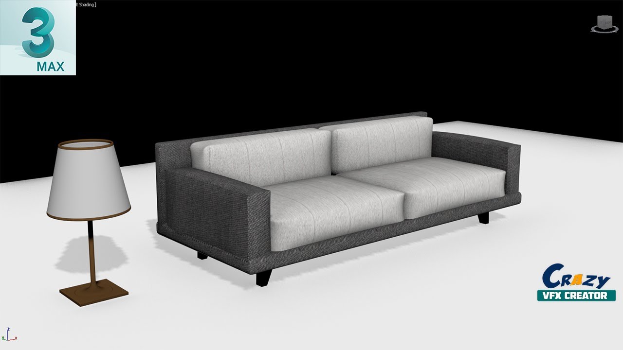 Realistic Sofa in 3ds max | 3ds max tutorial for biginners