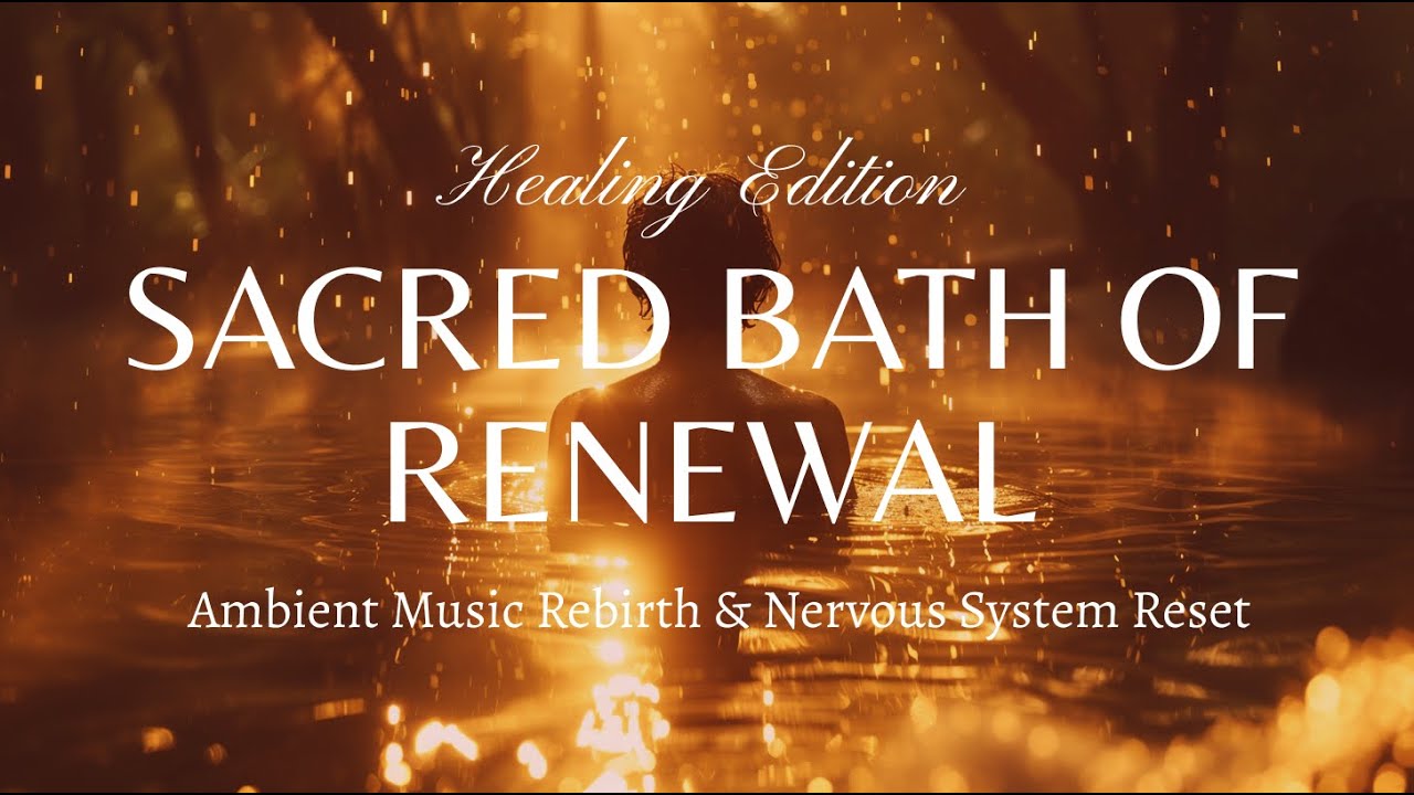 Sacred Bath of Renewal | Healing Ambient Music for Deep Rest, Rebirth & Nervous System Reset