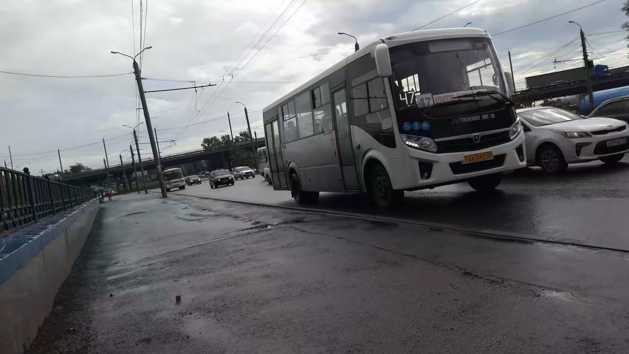 поездка на автобусе паз 320415-04, ( 2022 г.в ), ЕС 541 74, маршрут 47