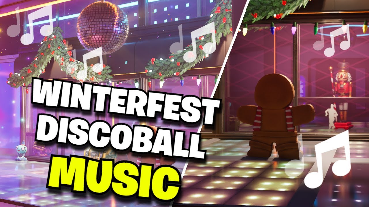 Fortnite | WINTERFEST DISCOBALL Music - Ch7 S1