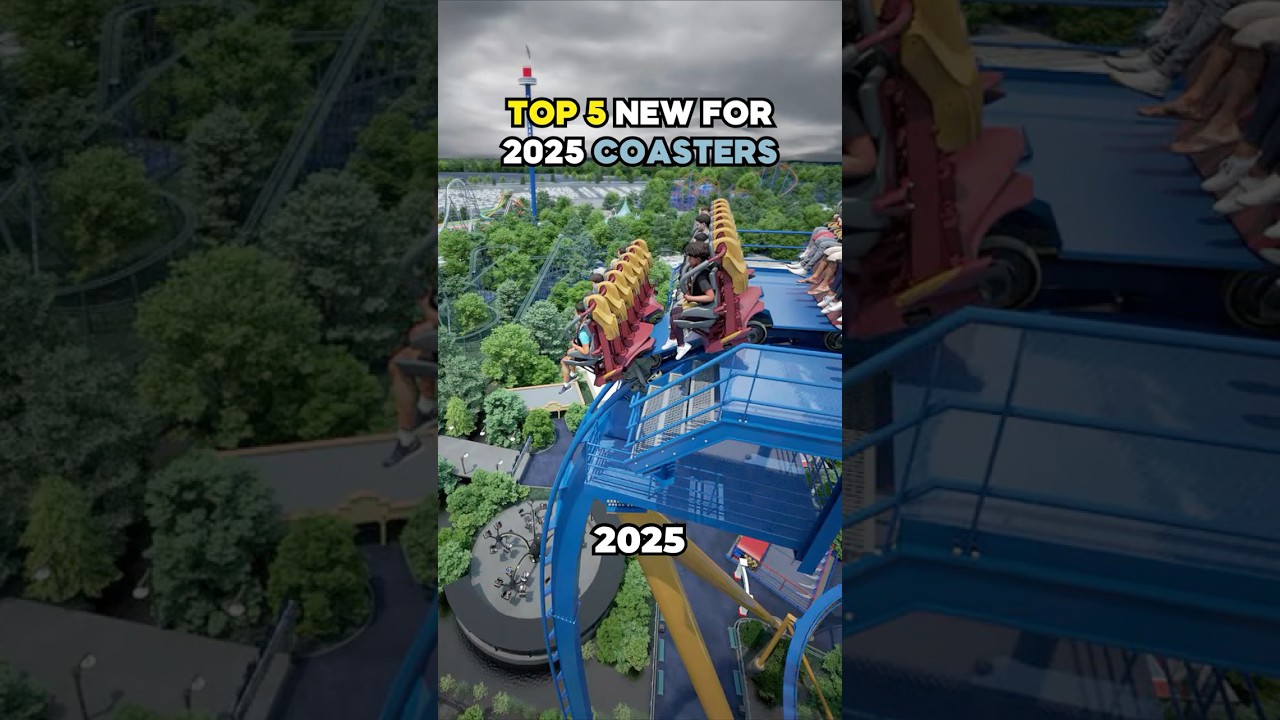 Top 5 NEW for 2025 Roller Coasters 🏆🎢