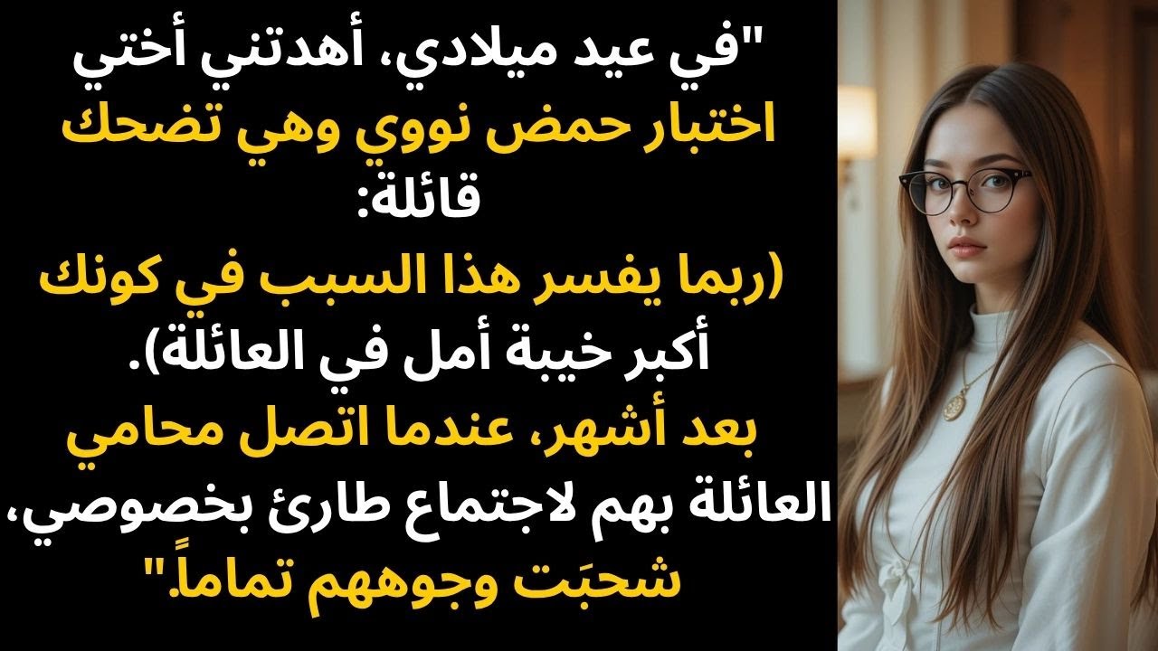 أعطتني أختي اختبار الحمض النووي كمزحة — فاكتشف سراً غيّر كل شيء