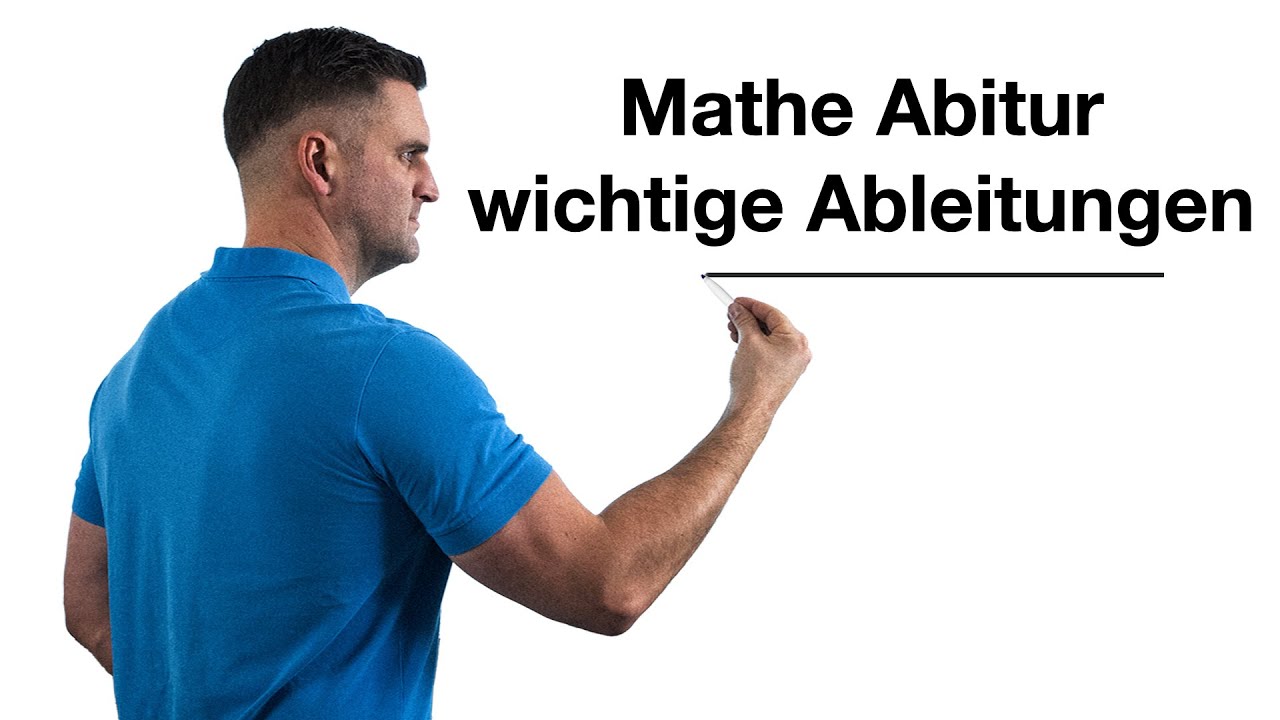 Mathe Abitur wichtige Ableitungen | Mathe by Daniel Jung