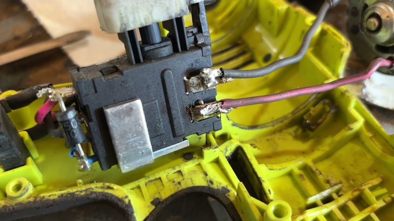 Troubleshoot and repair Ryobi 18 volt drill