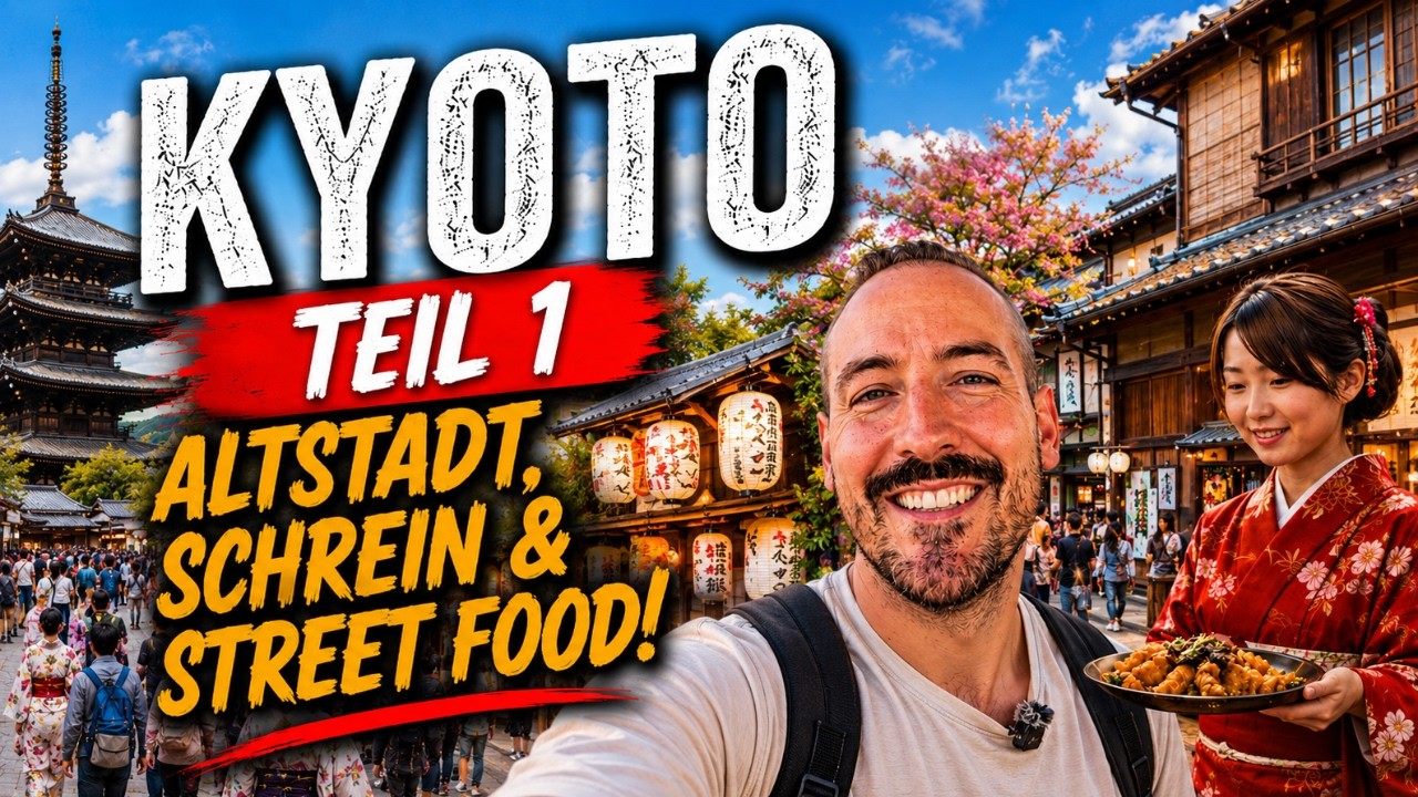 🇯🇵 Kyoto Daytrip 1/2 - Travel Guide Verloren im alten Kyoto Altstadt, Tempel & Food Japan Vlog Tag 3