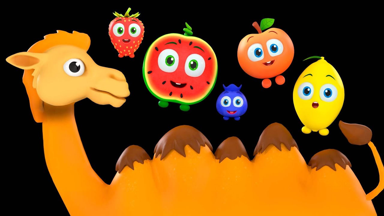 Alice The Camel Kids Songs | Funky Fruits Baby Sensory - Cute Veggie's Dance Party & Fun Video !