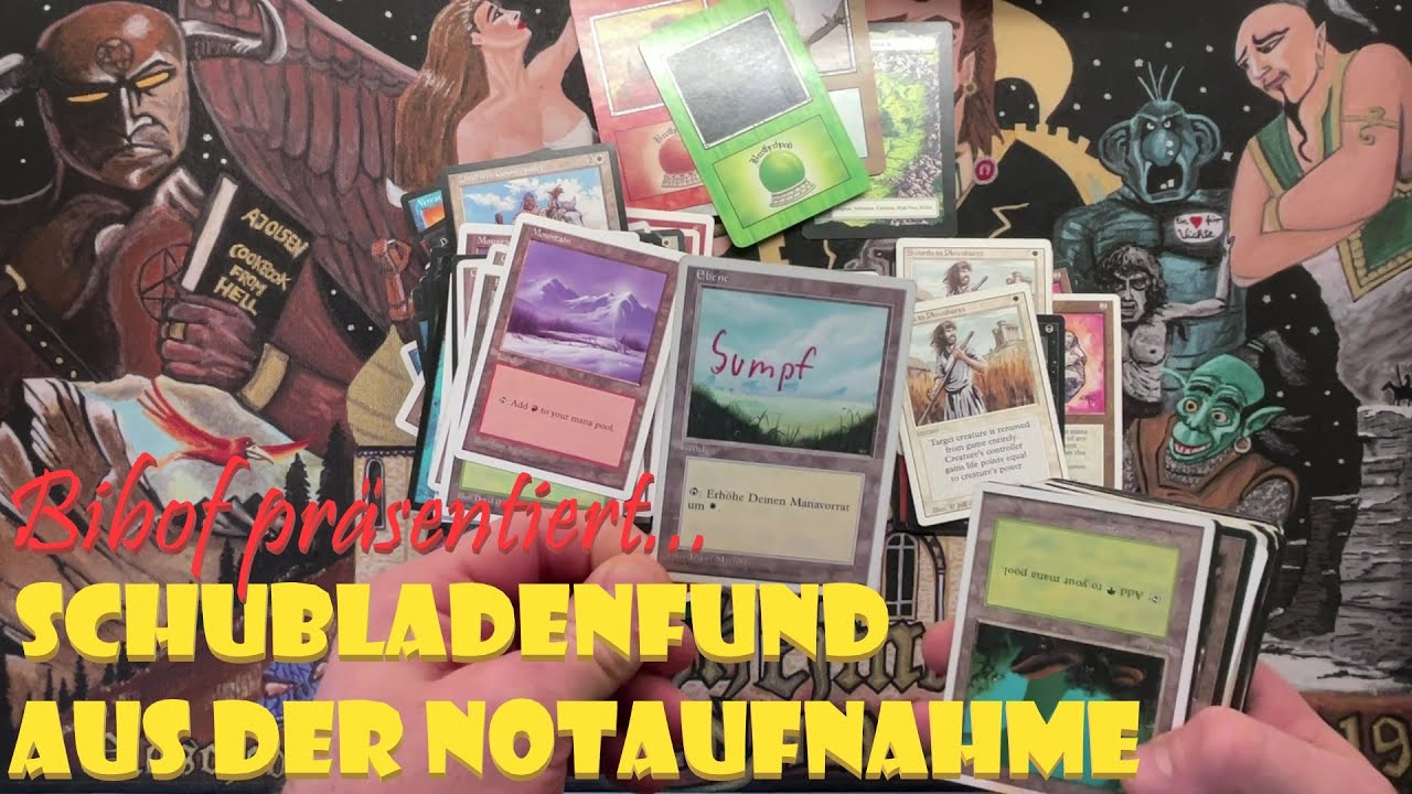 Magic Vintage Schätze 288: BIBOFs 1990er SCHUBLADENFUND AUS DER NOTAUFNAHME Magic the Gathering Mtg