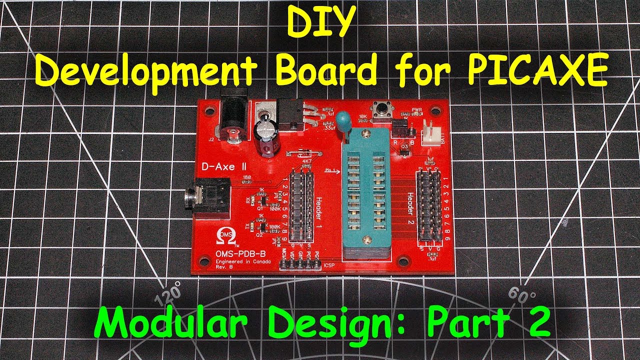 Uni-Byte 0186 - DIY Development Board for PICAXE (Modular DESIGN)
