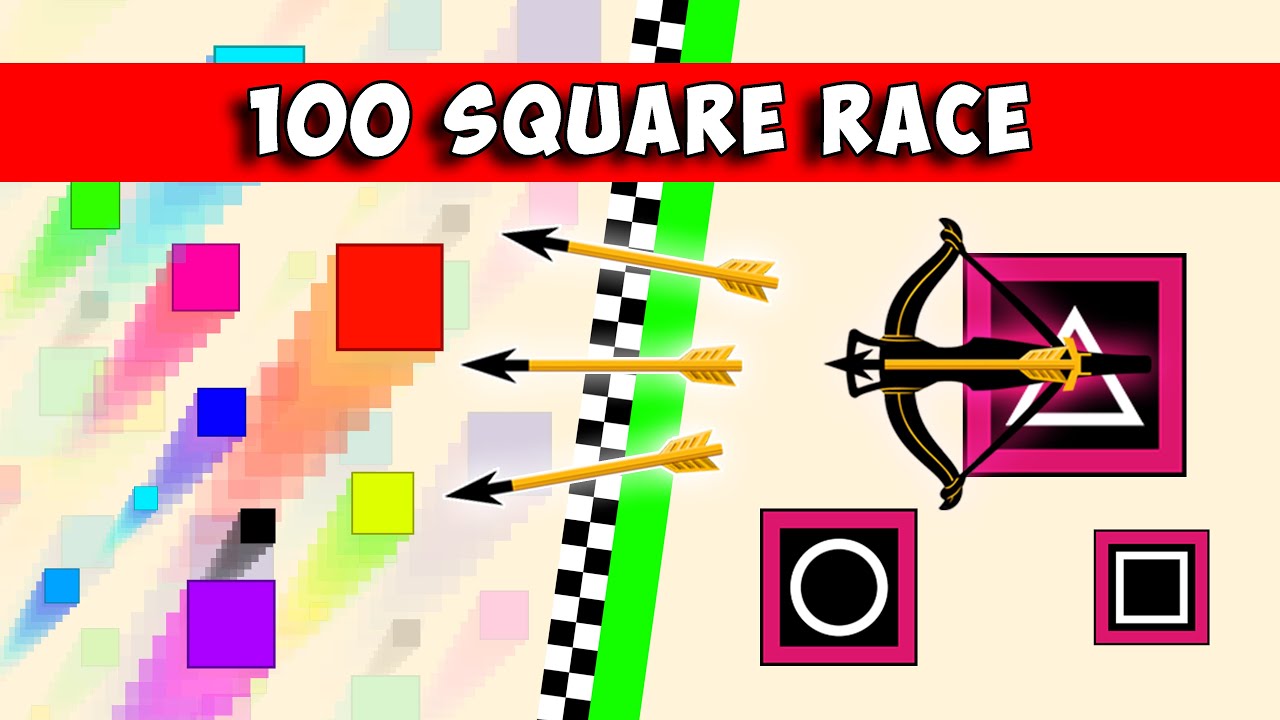 Thrilling Square Race: Who Will Dominate? | Square Race | Square League