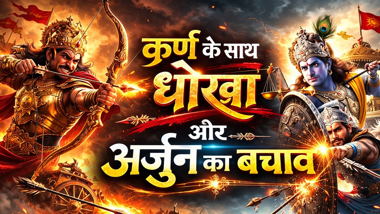 कर्ण के साथ धोखा और अर्जुन का बचाव | Mahabharat Untold Truth | Karna vs Arjun Full Story in Hindi