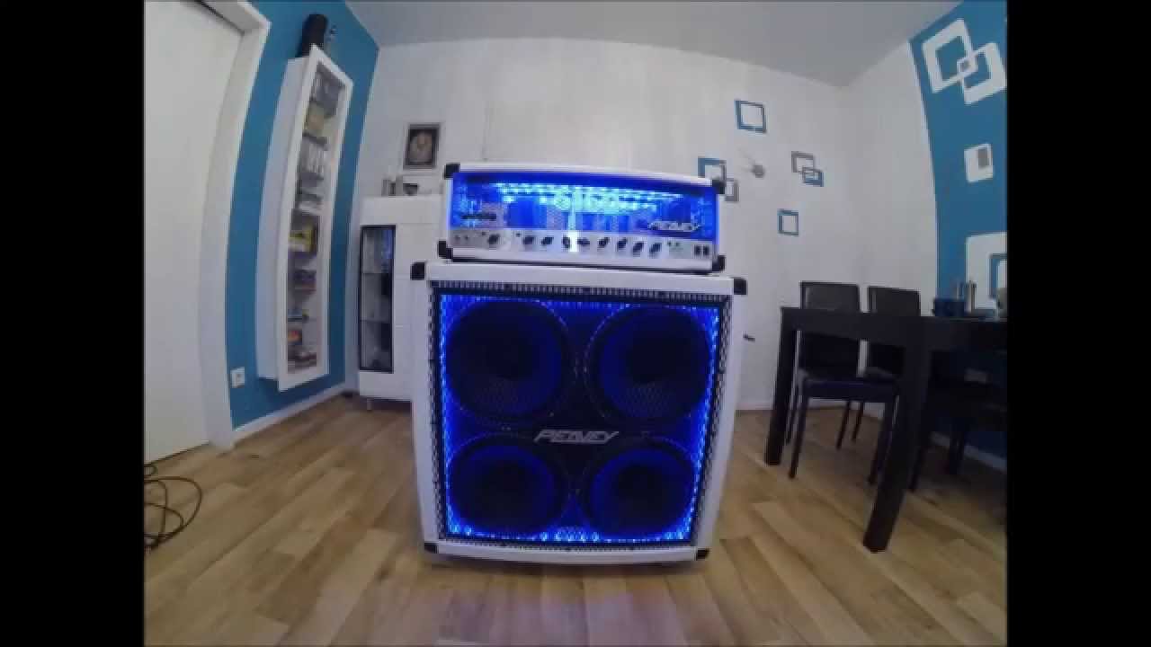 Custom Peavey 5150 MK1 - White Tolex / Acrylic Glass / LED Modification