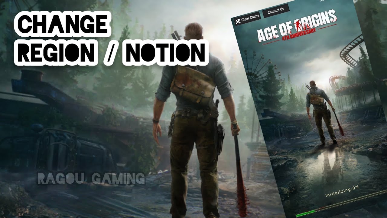 How to change region / Notion in Age of Origins