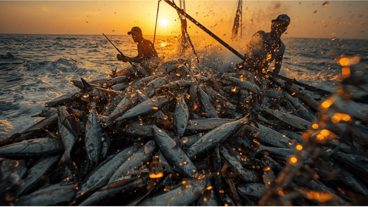 MASS FISH CATCHING,PROCESSING AND COOKING|FOODSTORIA