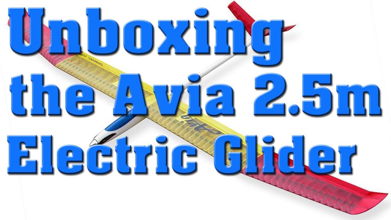 Unboxing the TopModel Avia 2.5m F5J Sailplane & Whats in that box?