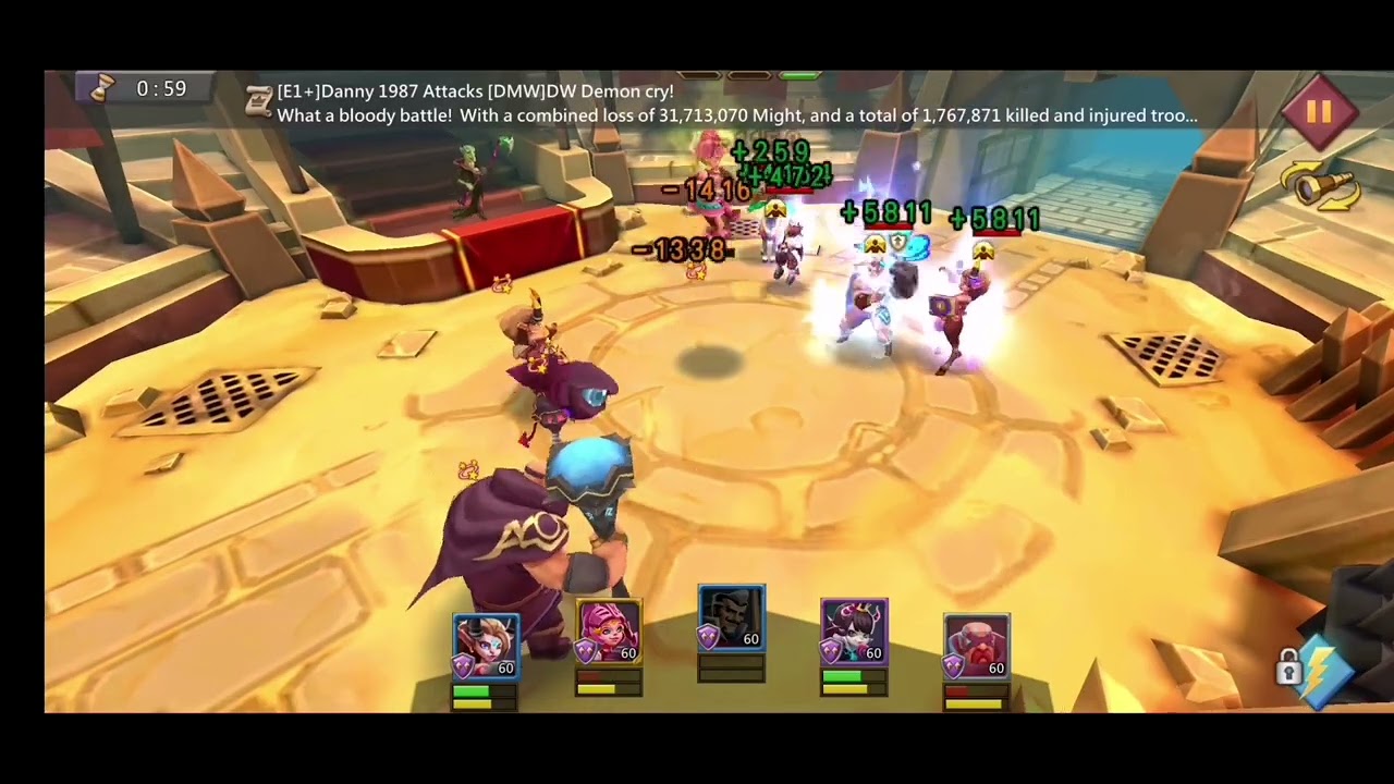 Dark Magister's Flawless Victory in Lords Mobile