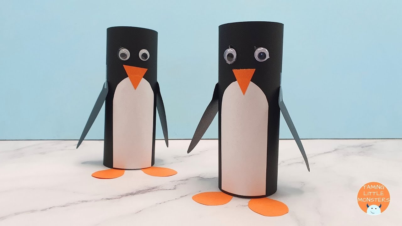 Toilet Roll Penguin Craft for Kids