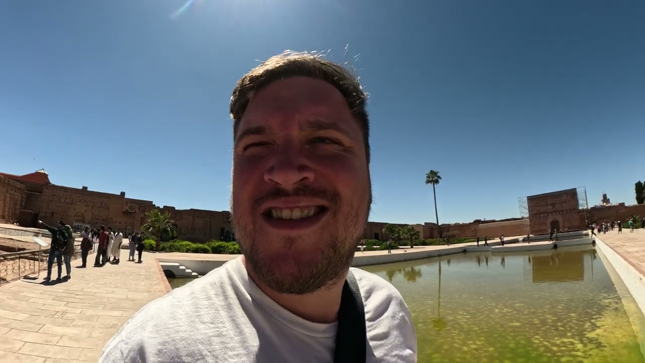We went for a taxi tour around Marrakech