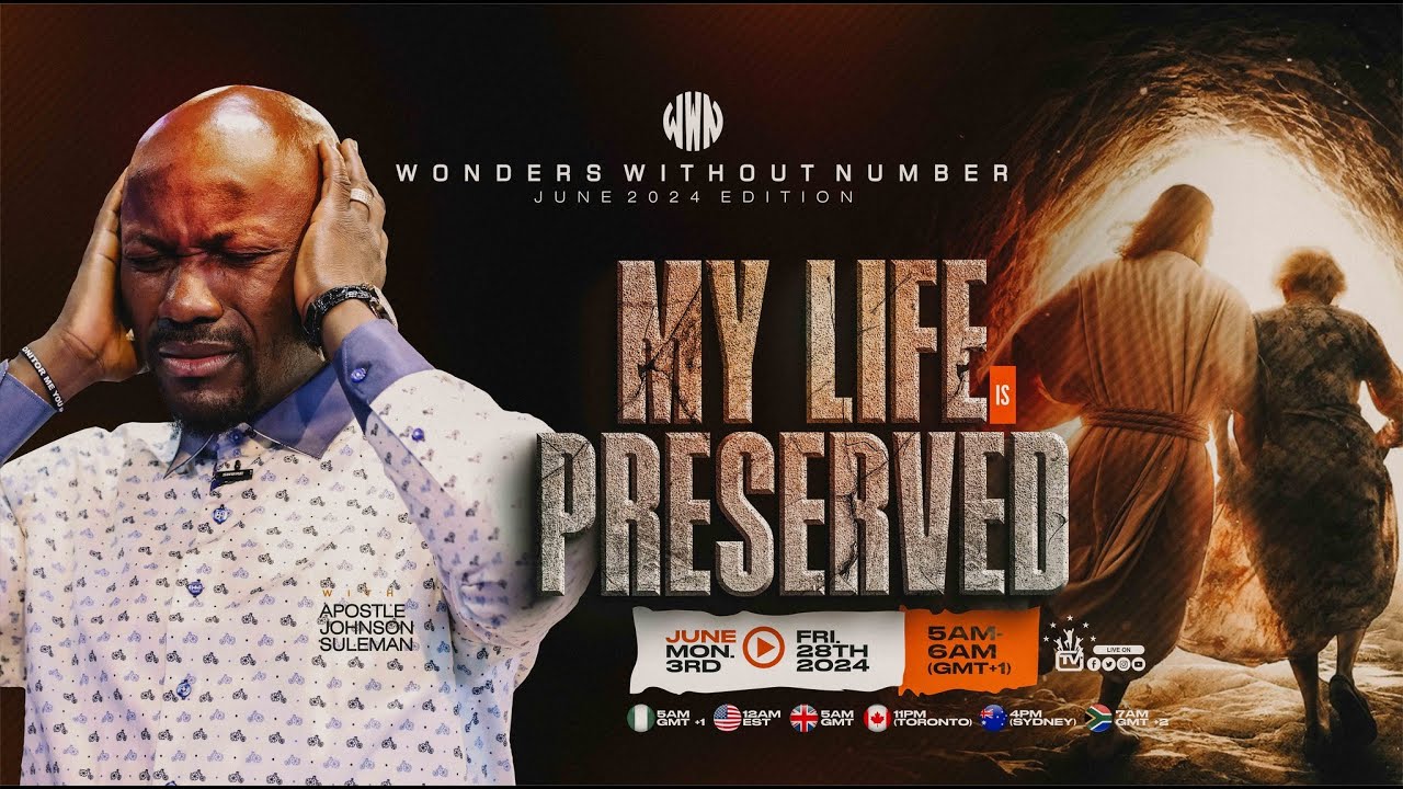 Apostle Suleman LIVE:🔥MY LIFE IS PRESERVED || WWN #Day15 - June Edition || 21ST June , 2024