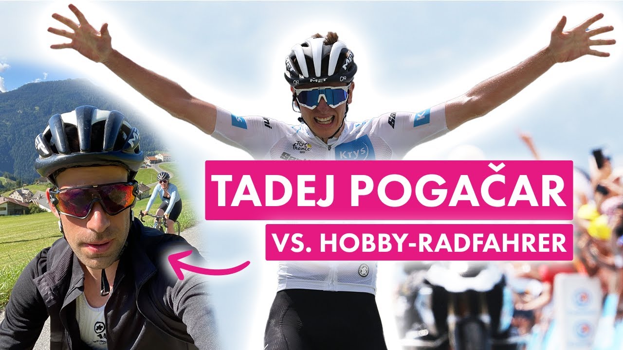 Tadej Pogačar vs. Hobby-Radfahrer: Das macht den Unterschied!