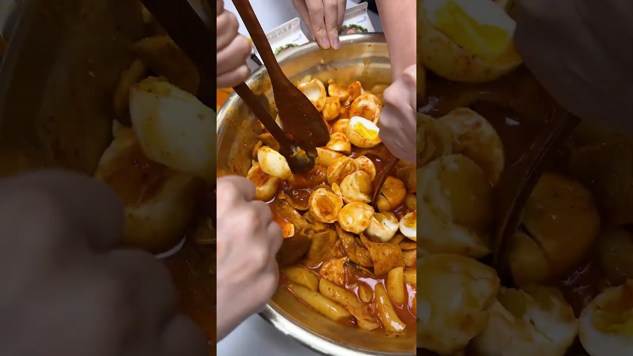 계란 한 판 엽떡에 넣어 먹기🍳 / Spicy #tteokbokki + 30 eggs 🥚