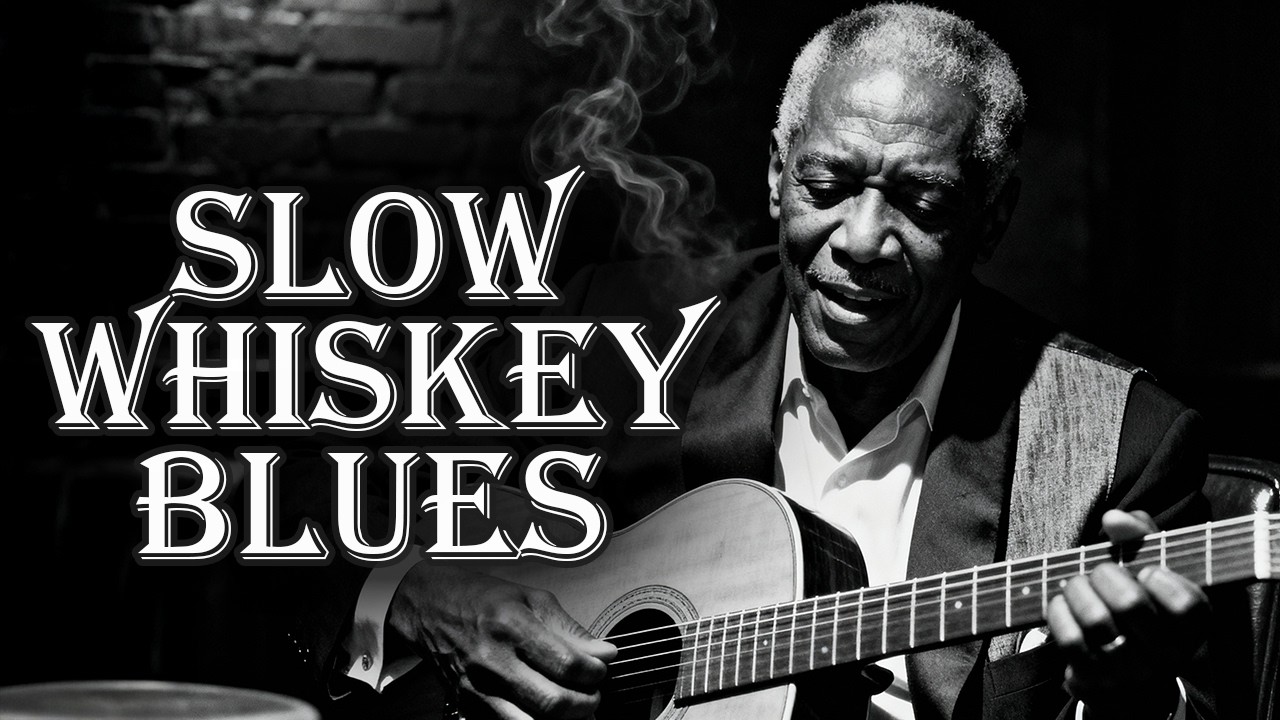 Midnight Whiskey Blues 🥃 Slow Guitar & Bar Ambience for Relaxing Nightsблюз 2101