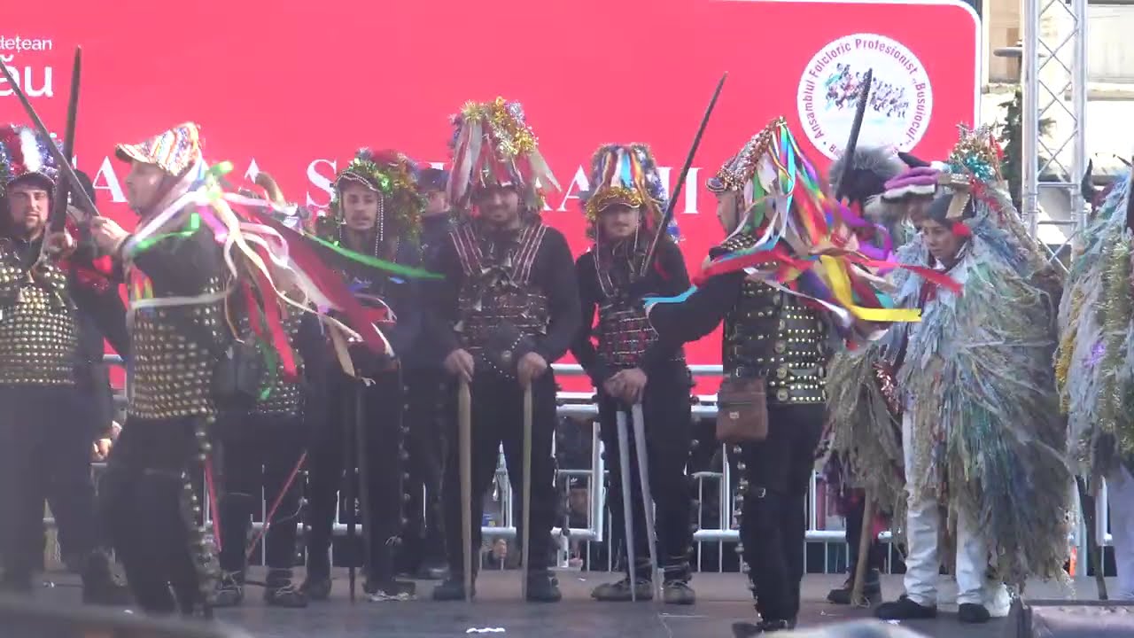 Capra si Harapii de la Lipova la Alaiul Datinilor si Obiceiurilor de Iarna Bacau 2025