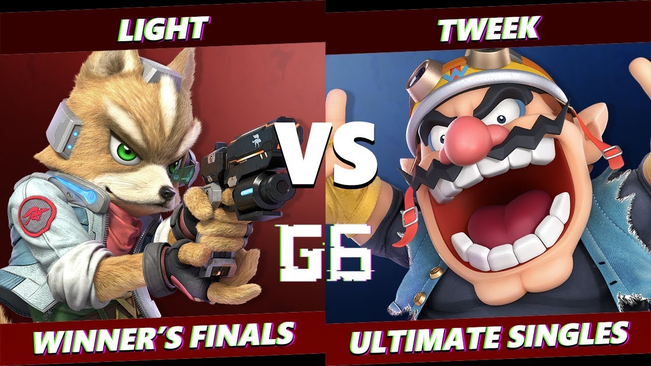 Glitch 6 SSBU -  Light (Fox) VS  Tweek (Wario) Smash Ultimate Winner's Finals