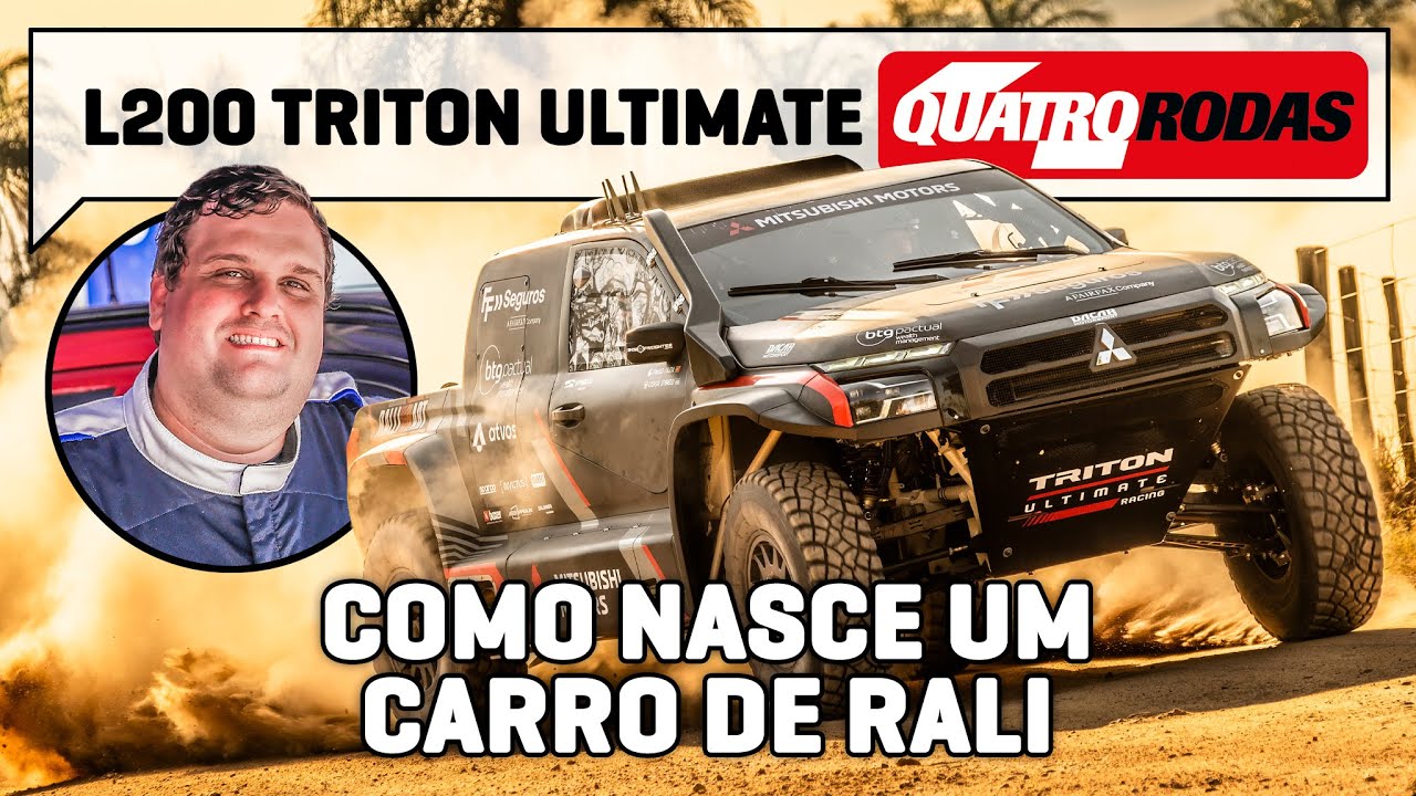 L200 Triton Ultimate Racing: a construção do maior CARRO DE RALI NACIONAL e que estreia no Sertões