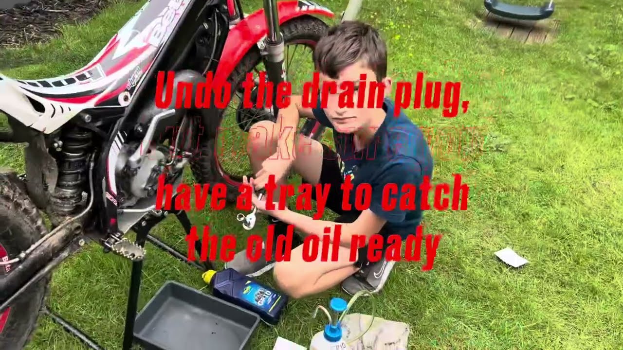Beta 80- trials oil change #putoline #beta #trials