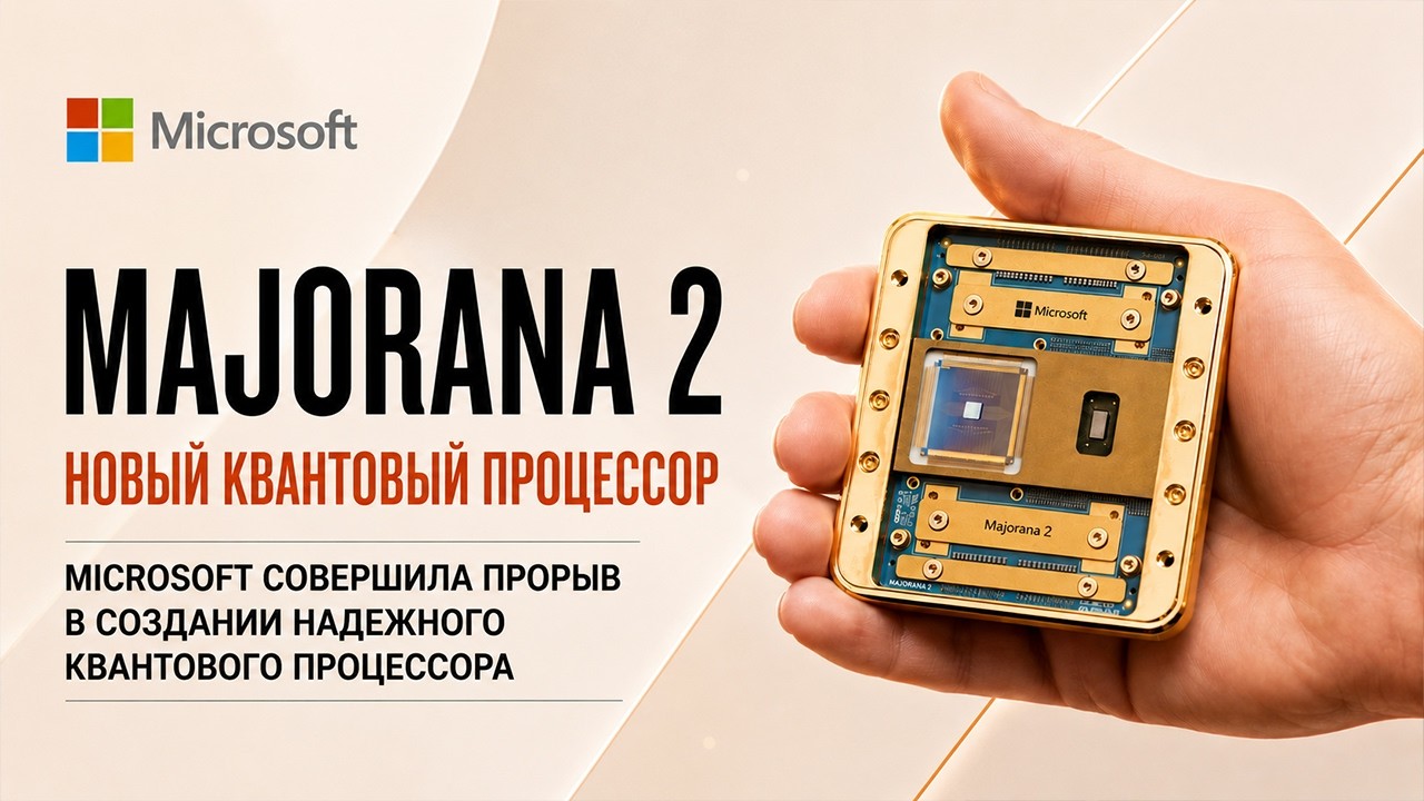 MICROSOFT MAJORANA 2: КВАНТОВЫЙ ПРОРЫВ ⚡ Новый процессор может изменить будущее вычислений | Новости