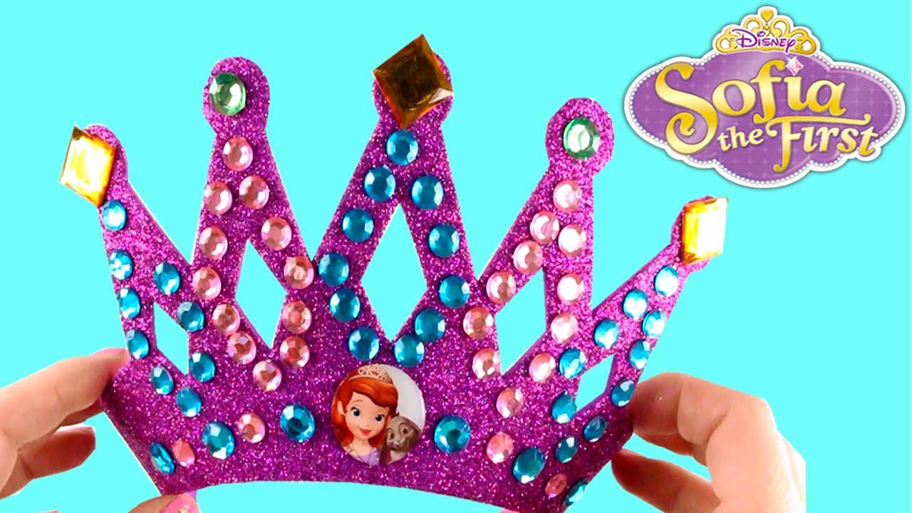 La princesa sofia the first juego crear coronas   videos de juguetes en espa&ntilde;ol
