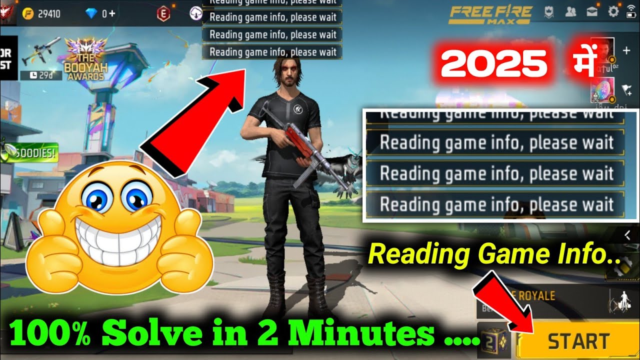 Reading Game Info, Please Wait Free Fire Solution || Free Fire Reading Game Info Problem Solve