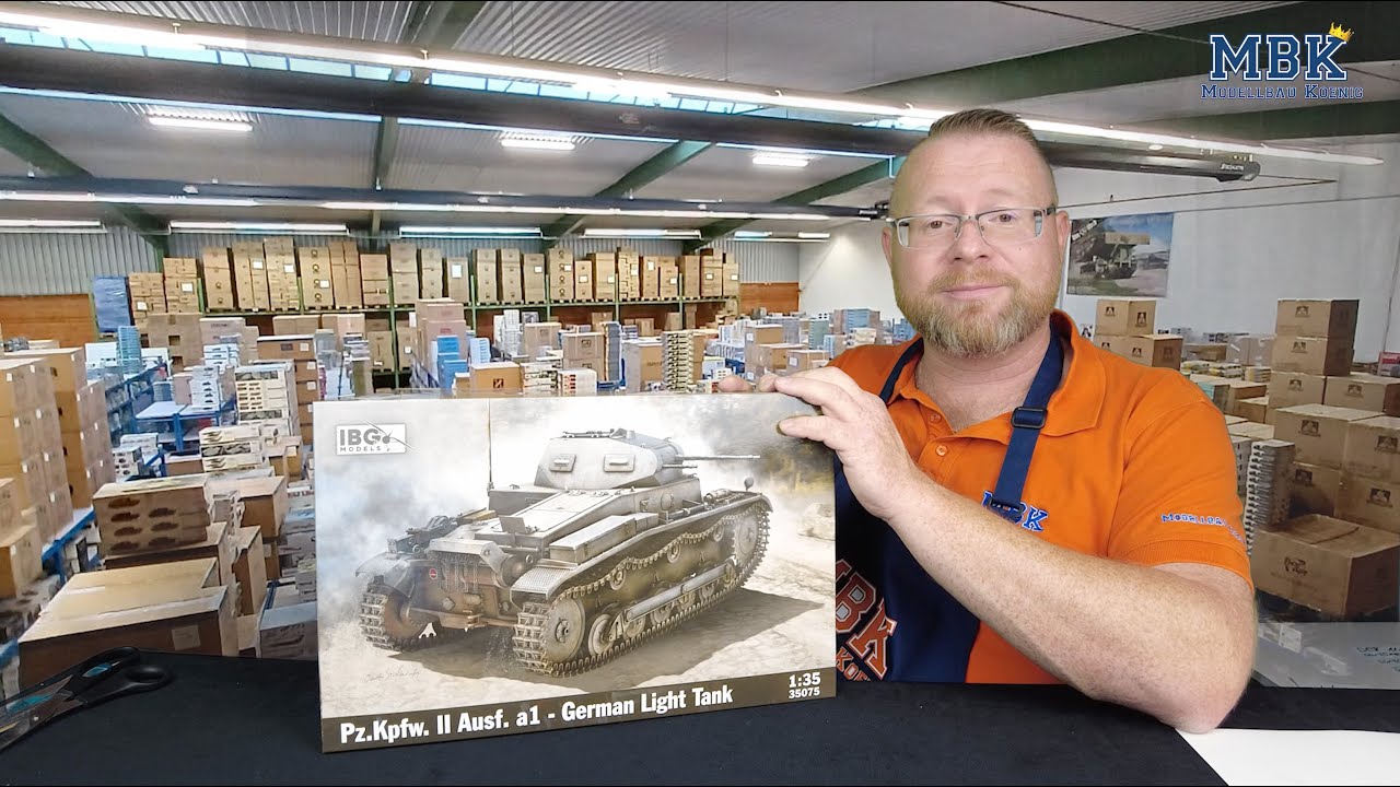 MBK packt aus #1279 - 1:35 Panzer II Ausf. a1 (IBG 35075)