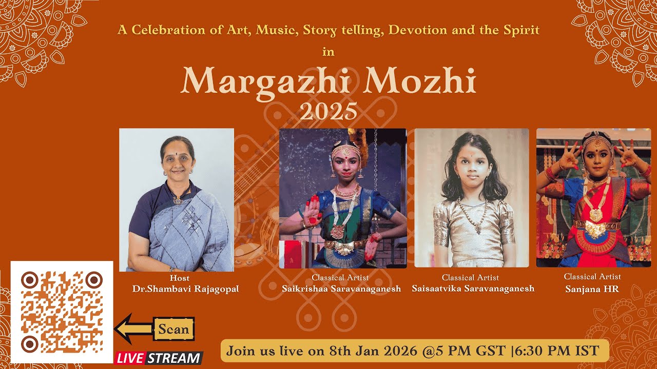 Margazhi Mozhi 2025 - Saikrishaa, Saisaatvika & Sanjana