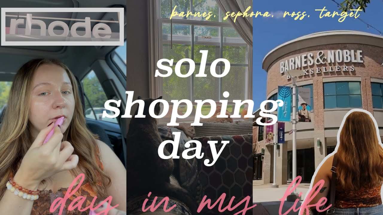 Day in My Life *VLOG* | solo shopping trip, Sephora Rhode launch & a cozy afternoon🍒🌸