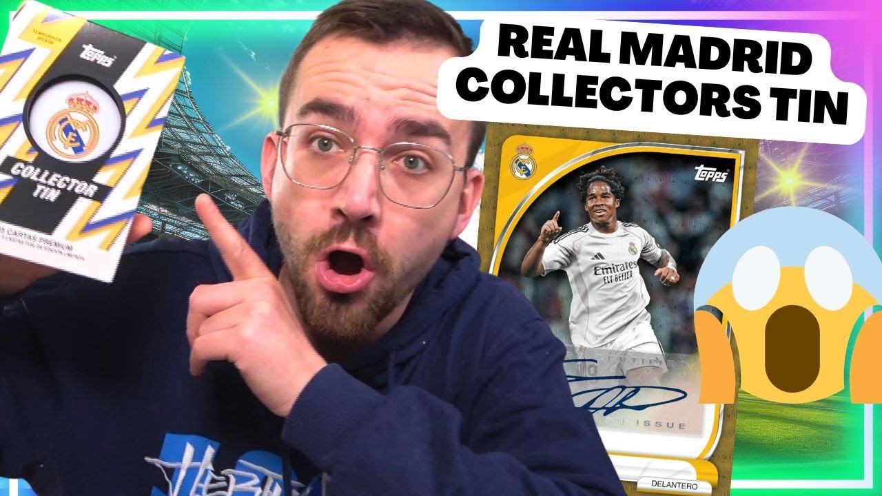 KROOS, BELLINGHAM & VINICIUS JR. !!😱🔥 TOPPS REAL MADRID COLLECTORS TIN 2025/26