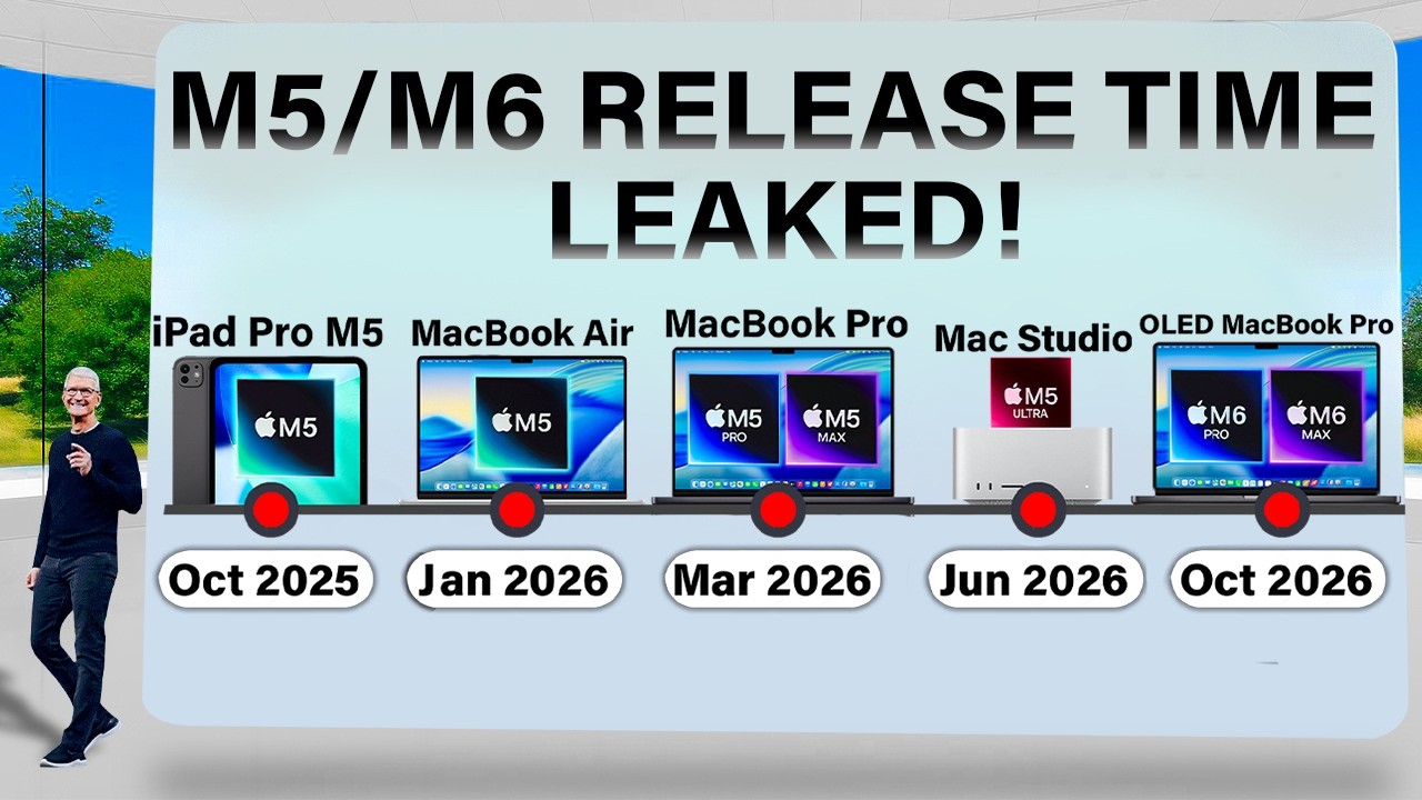 Apple&rsquo;s Entire Mac Roadmap Just LEAKED &mdash; M5 to M6 Revealed!