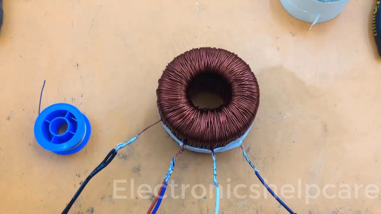 Audio output transformer winding