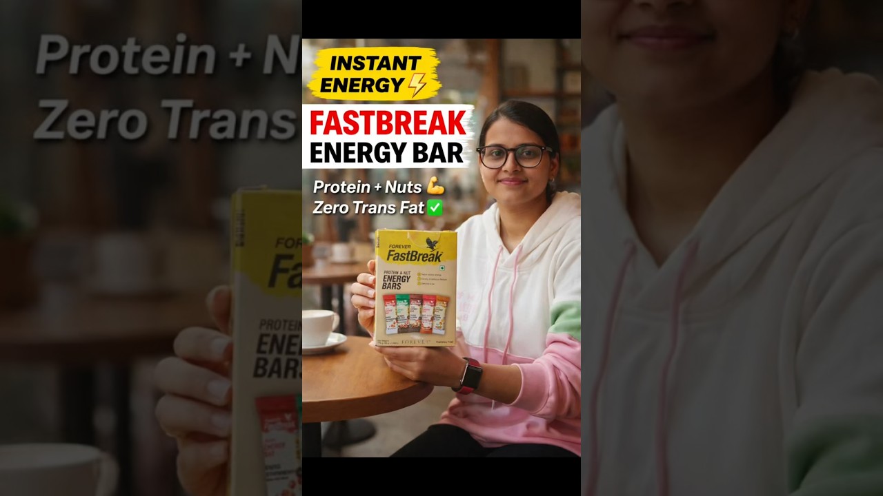 Kids & Adults ke Liye Healthy Energy Bar | Forever Fast Break💪💯