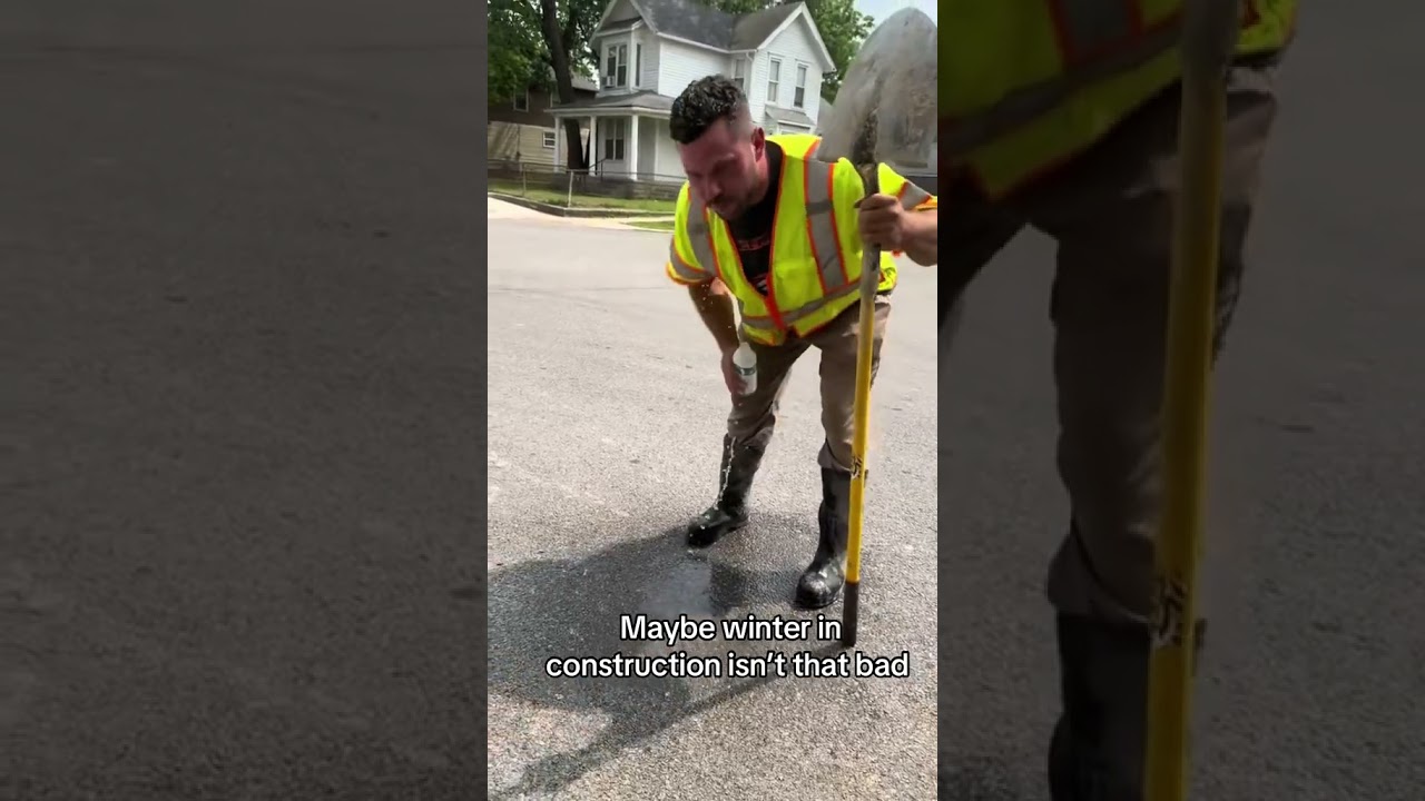 The pain in this heat man #tiktok #construction #funny #comedy #instagram #viral #fyp