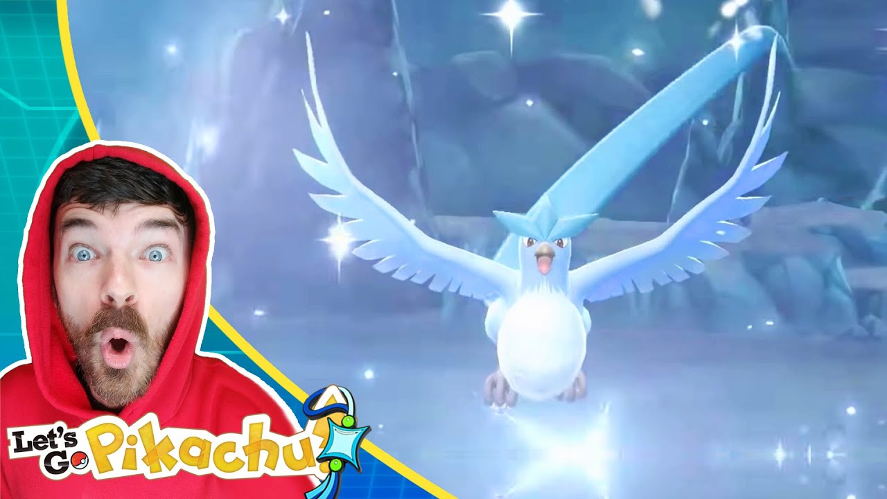 Шайни Артикуно найден на нашей первой шайни-охоте | Pokemon Let's Go Pikachu Extreme Shiny Living...