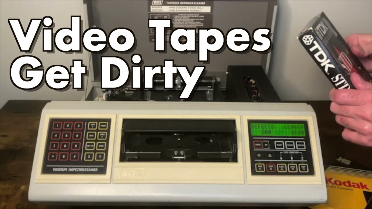 Tapescan is one of the few companies that professionally clean your tapes!