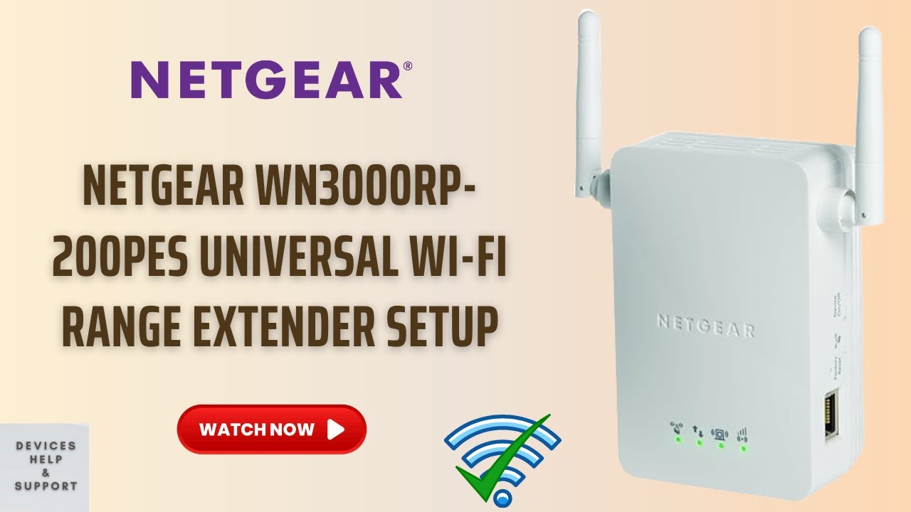 How to Setup Netgear WN3000RP WiFi Extender | WiFi Range Extender Step-by-Step