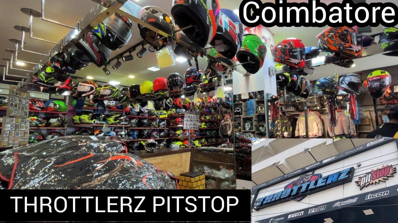 THROTTLERZ PITSTOP-COIMBATORE.Place for all bike equipments and Accessories#coimbatore#bikers#bikes